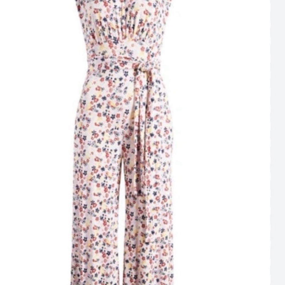NWT - Free People Vibe Check Floral Jumpauit